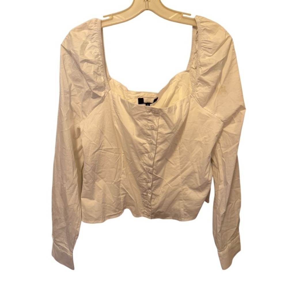 Lulu's White Blouse nwot